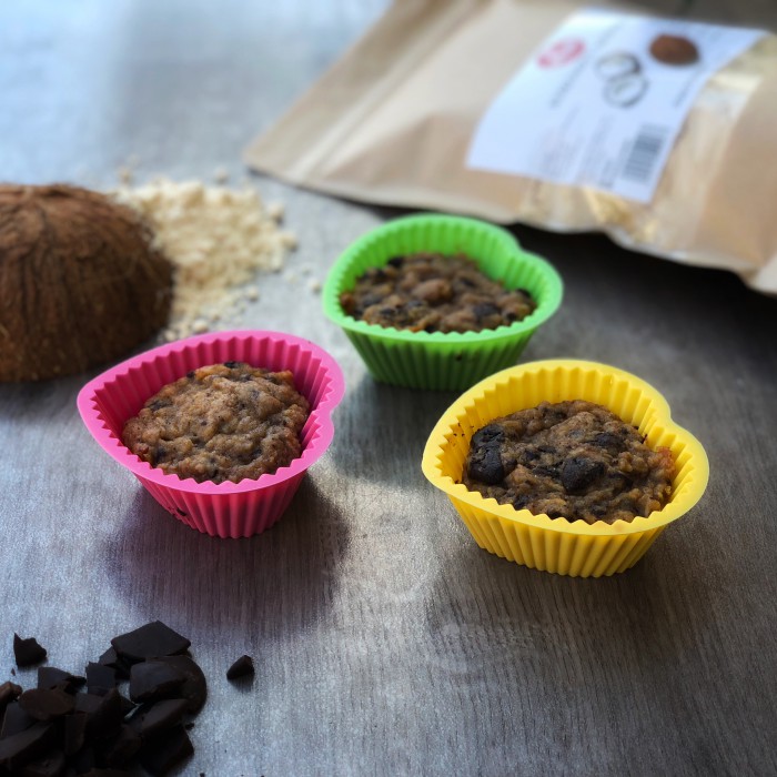 Přečíst Čokoládové Muffiny s jablky a arašídovým máslem