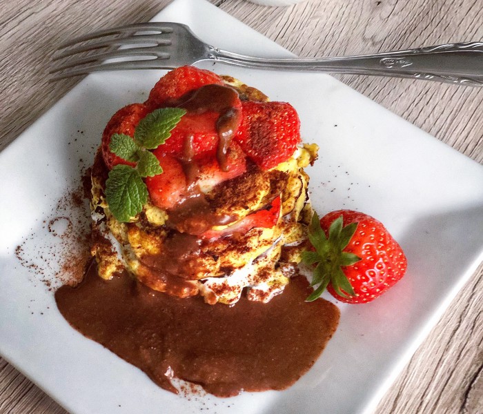 Přečíst Tvarohovo / Skořicové lívance