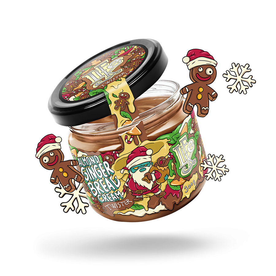 Almond GingerBread Twister PERNÍČEK