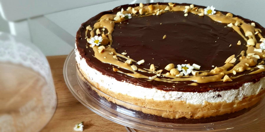 BROWNIE DORT S ARAŠÍDOVÝM MÁSLEM