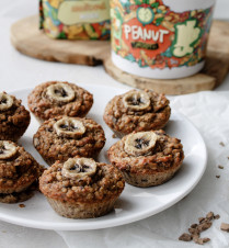 BANÁNOVO ARAŠÍDOVÉ MUFFINY