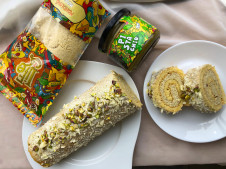 PISTÁCIOVÁ ROLÁDA BEZ MOUKY