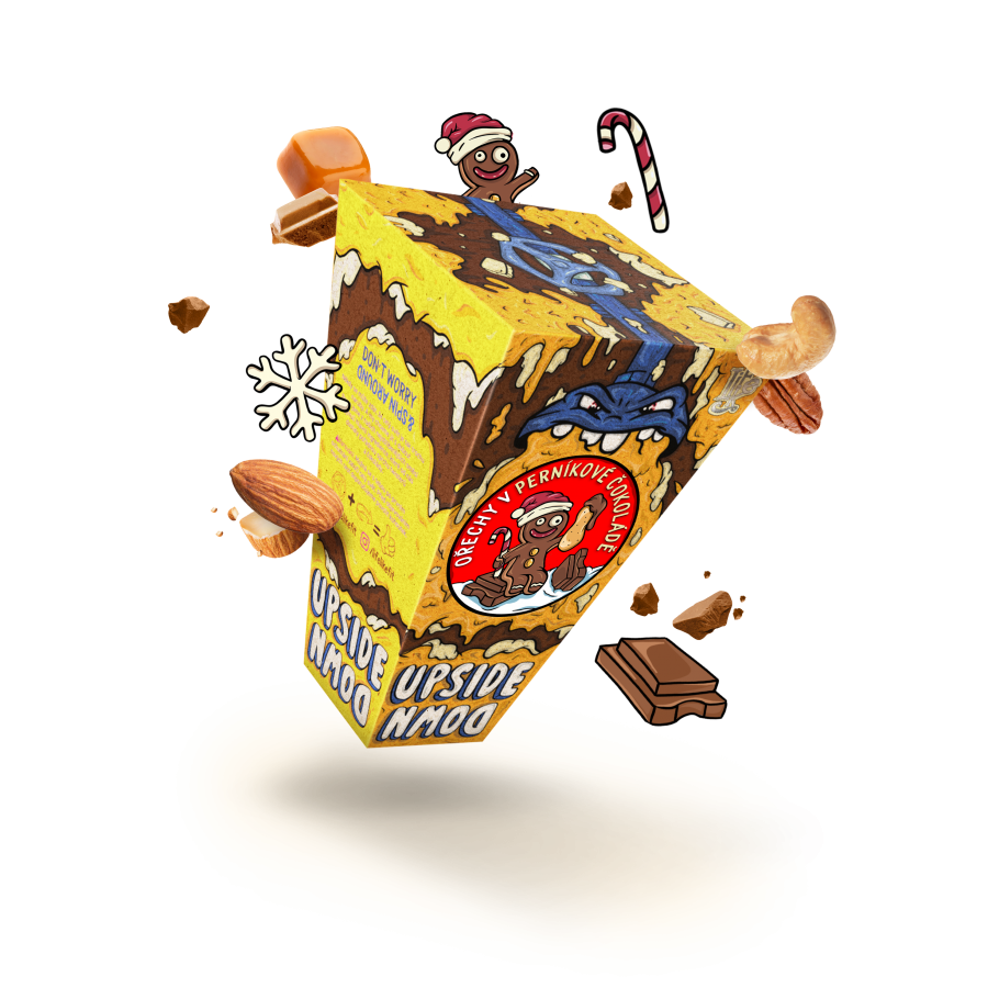 Vánoční ořechy v perníkové čokoládě MIX